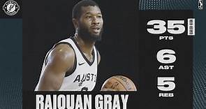 RaiQuan Gray Posts A Career-High 35 PTS Against The SLC Stars!