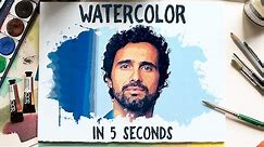 Photo to Watercolor Painting Effect (in 5 Seconds) - Photoshop Tutorial