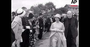 PRINCESS MARGARET AND ANTHONY ARMSTRONG JONES IN DEVON - NO SOUND