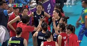 亞運會女排決賽 中國對泰國