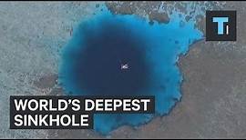 World's deepest sinkhole