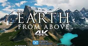 7 HOUR 4K DRONE FILM: "Earth from Above" + Music by Nature Relaxation™ (Ambient AppleTV Style)