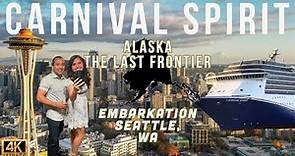 CARNIVAL SPIRIT ALASKA CRUISE | Embarkation from Seattle Washington