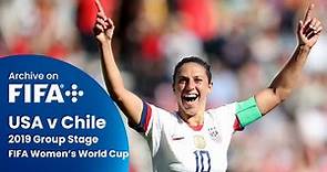 FULL MATCH: USA vs Chile | FIFA Women's World Cup 2019