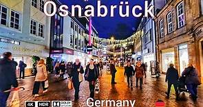 Osnabrück Germany / tour in Osnabrück enchanted city beautiful colorful🎄Christmas Market🎄 4k HDR