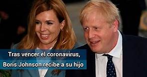 Boris Johnson y su novia Carrie Symonds anuncian el nacimiento de su hijo