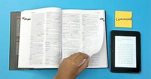 How to use a dictionary for KS3 English students - BBC Bitesize