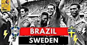Brazil vs Sweden 5-2 All Goals & Highlights (1958 FIFA World Cup Final )