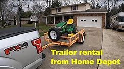 Talk n Drive - Pickup Trailer Rental from Home Depot