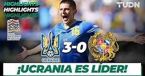 HIGHLIGHTS | Ucrania 3-0 Armenia | UEFA Nations League 2022 - J3 | TUDN