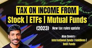 Tax on Income from Share market | Mutual funds | GoldBees | LTCG STCG | Taxation தமிழ்
