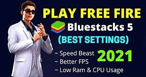 How to Download & Play Free Fire in Bluestacks 5 ( Bluestacks 5 Best Settings Free Fire 2021)