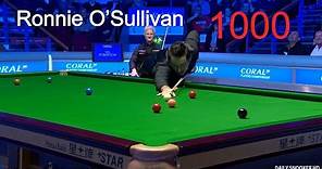 Ronnie O’Sullivan 1000’th century || FULL Frame || HD 1080P