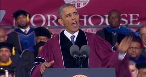 Obama addresses Morehouse graduates