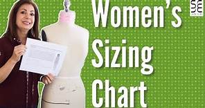 Understanding the Women's Sizing Chart!