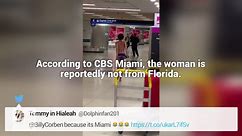 Naked woman seen wandering Miami airport, jumping off roof of police car