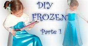 1.Disfraz Frozen - hacer patrón vestido