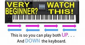 How to Play the Piano / Keyboard for Very Beginners - Lesson 1