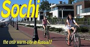 Sochi Russia 4K. City | People | Sights