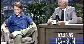 Michael J. Fox's First Appearance on Johnny Carson's Tonight Show- 1985