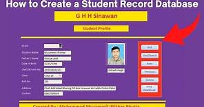 How to Create Students Record Database - Microsoft Access Full Tutorial