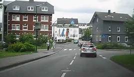 Driving in Olpe, Germany (West-East)