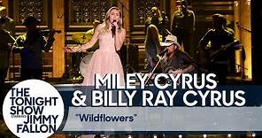 Miley Cyrus and Billy Ray Cyrus Pay Tribute to Tom Petty with "Wildflowers" Cover