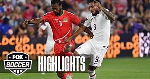 St. Kitts & Nevis vs. United States Highlights | CONCACAF Gold Cup