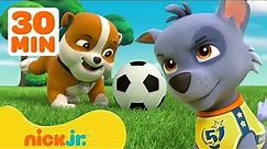 PAW Patrol Pups Get Active! w/ Rubble, Skye, Rocky, & Marshall | 30 Minute Compilation | Nick Jr.