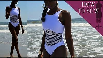 How To Sew A One Piece Mesh Bathing Suit