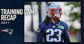 Patriots Training Camp Recap | Day 1 of 2023 Practices in New England