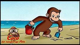 Coco der Neugierige Affe | Spielzeit am Strand | Cartoons für Kinder