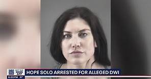 Former US soccer star Hope Solo arrested for DUI, child abuse, police say