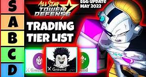 Trading Tier List For All Star Tower Defense!..(May 2022)