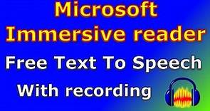 Free Text-to-Speech in any language