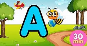 Alfabeto infantil - Alfabeto em português completo - Aprender o ABC