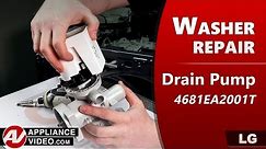 LG Washer - Will Not Drain - Drain Pump Repair and Diagnostic