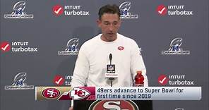 Kyle Shanahan reacts to 49ers' comeback win in NFC championship