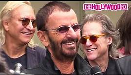 Ringo Starr From The Beatles Celebrates His 75th Birthday With Wife Barbara Bach & Joe Walsh