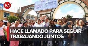 Alcaldesa de Álvaro Obregón entrega obras de pavimentación en el predio 'La Angostura'