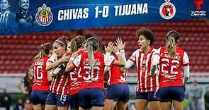 Highlights & Goles | Chivas Femenil vs Club Tijuana Femenil 1-0 | Telemundo Deportes