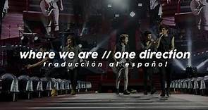 where we are - one direction (traducción al español)