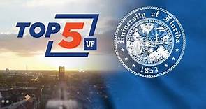 The University of Florida announces top-five ranking