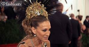 2013 Met Gala! Punk: Chaos to Couture ft Sarah Jessica Parker, JLo, Beyonce, Madonna | FashionTV