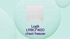 Logik L198CFW20 Chest Freezer - White - Product Overview