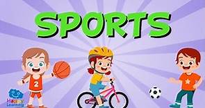 Vocabulario de los deportes | Vídeos Educativos para Niños Aprende inglés