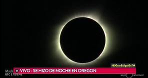 Así se vivió el Gran Eclipse Americano en vivo por TN