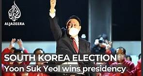 Yoon Suk-yeol wins South Korea’s presidential election