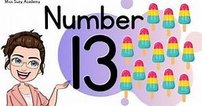 NUMBER 13 || TEACH/LEARN THE NUMBER THIRTEEN || Introduction and Revision