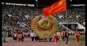 Olimpiadas Unión Soviética 1980 Apertura